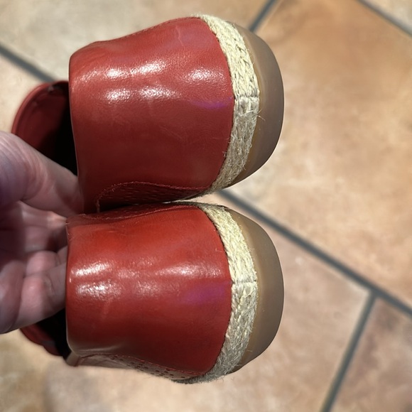 Clarks Red Espadrille Slip-Ons - Picture 8 of 8